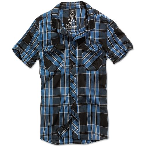 Brandit Košile Roadstar Shirt 1/2 indigo 3XL