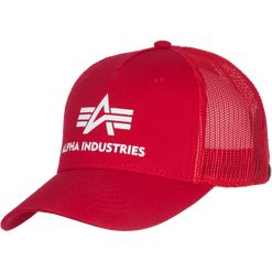 Alpha Industries Čepice Baseball Basic Trucker Cap speed red