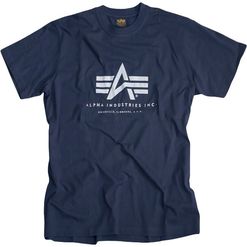 Alpha Industries Tričko  Basic T-Shirt navy XS