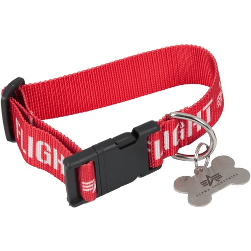 Alpha Industries Obojek  RBF Dog-Tag Collar RBF red S