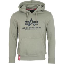 Alpha Industries Mikina  Basic Hoody olivová S