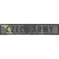 Nášivka: CZECH ARMY - jmenovka vz. 95 zelený