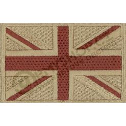 Nášivka: Vlajka Velká Británie béžová | hnědá
