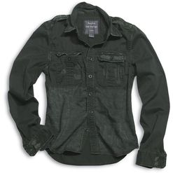 Surplus Košile Raw Vintage Shirt 1/1 černá S
