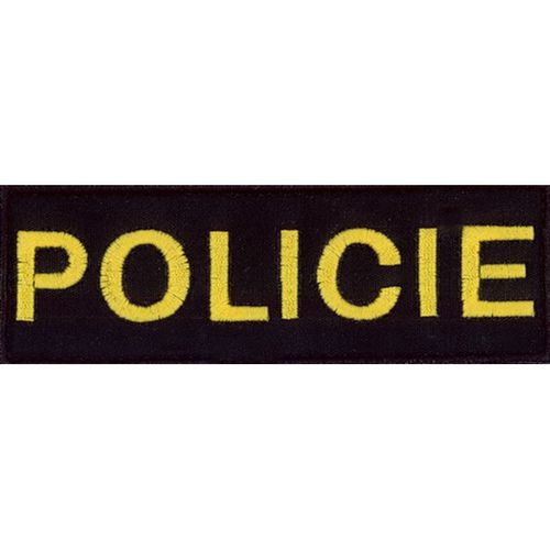 Nášivka: POLICIE [malá] černá | žlutá