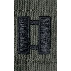 Nášivka: Hodnost US ARMY límcová Captain olivová | černá