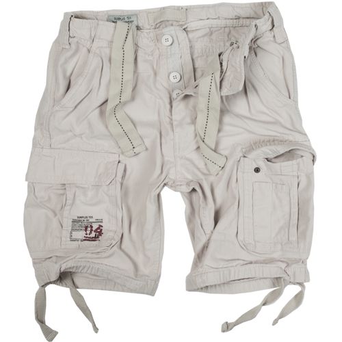 Surplus Kalhoty krátké Airborne Vintage Shorts bílá opraná 7XL